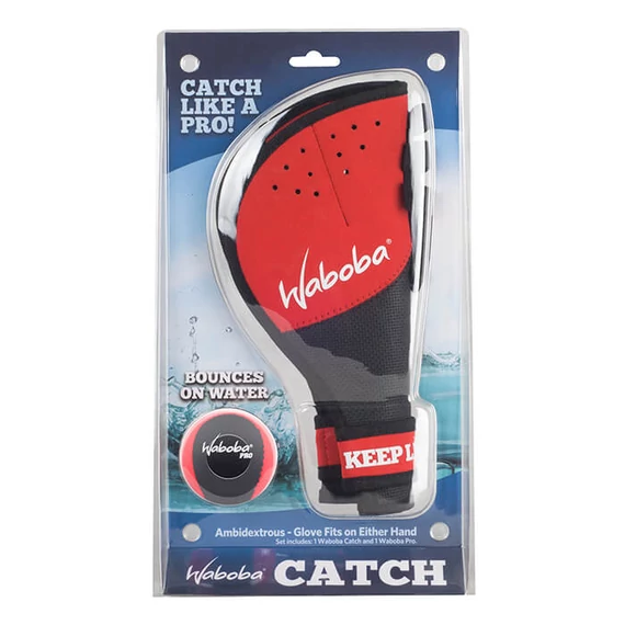 Waboba Pro Catch kesztyű labdával